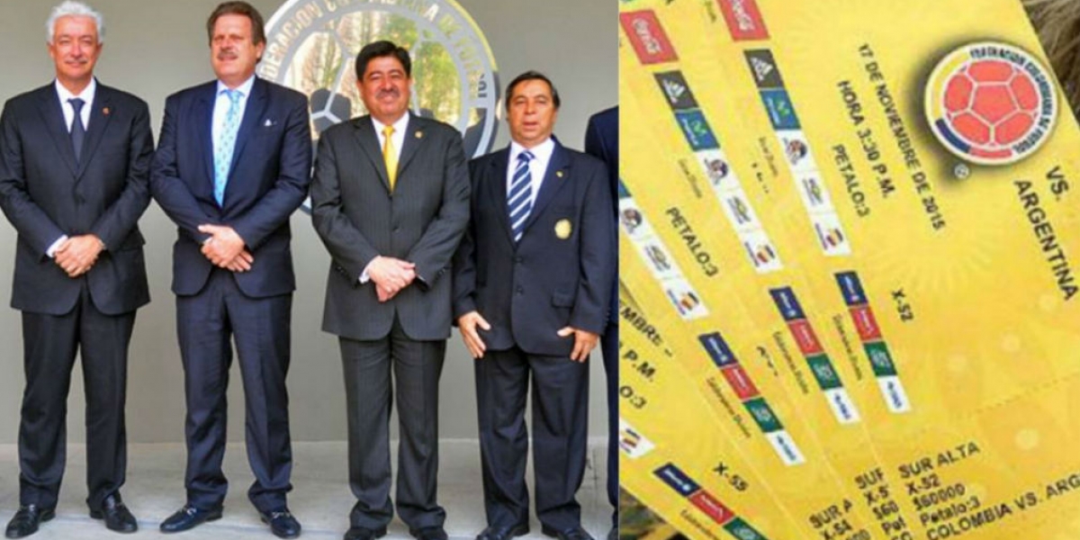 Sancionados por el escandalo de la reventa de boletas. cortesía