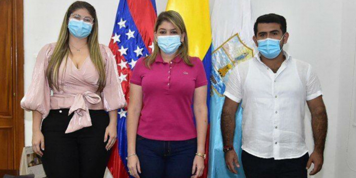 Posesión de Carmen García Piraquive, nueva secretaria General de la Alcaldía y Jorge Mario Lizarazo Álvarez, nuevo director de la Oficina de Gestión del Riesgo y Cambio Climático.