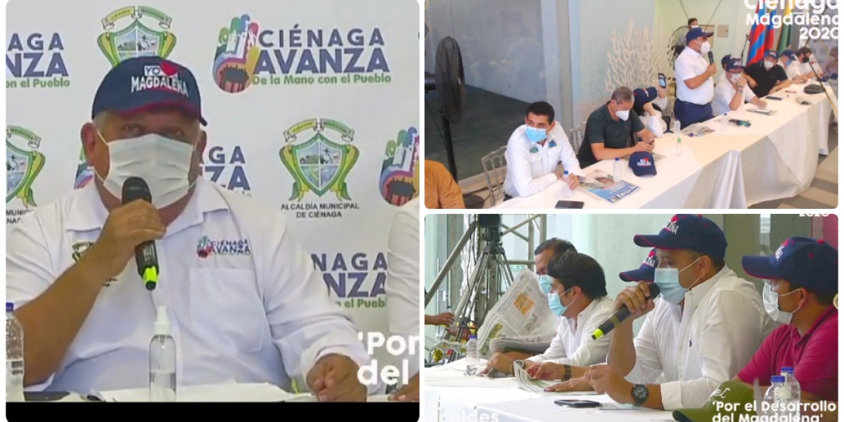 Captura de pantalla La reunión de alcaldes se llevó a cabo este sábado.