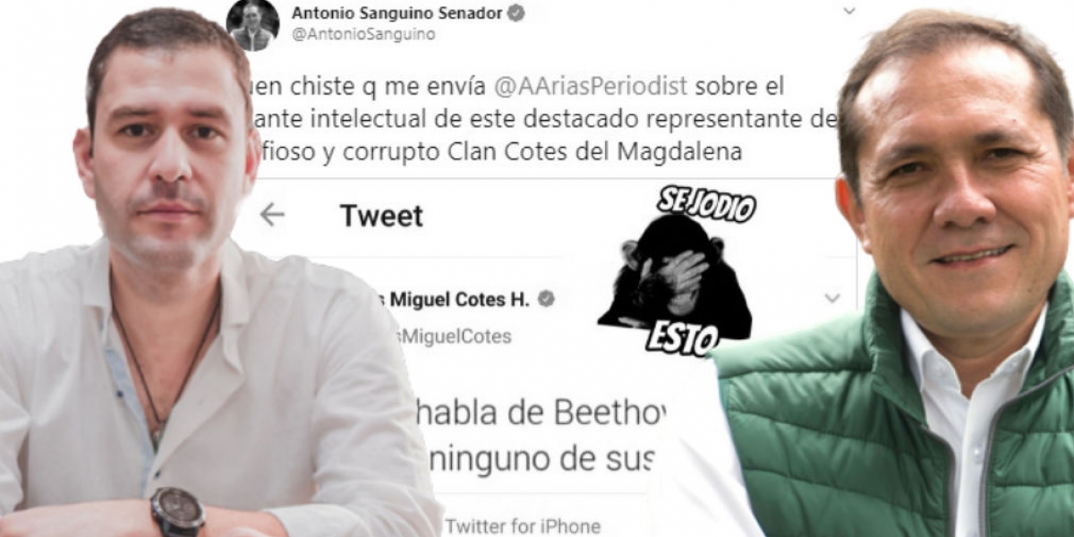 Luis Miguel Cotes le respondió al senador Antonio Sanguino.