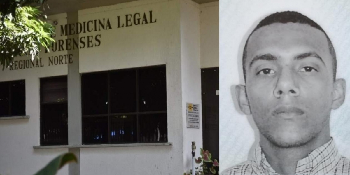 El cuerpo de Luis Benjamín Beleño fue llevado a Medicina Legal.