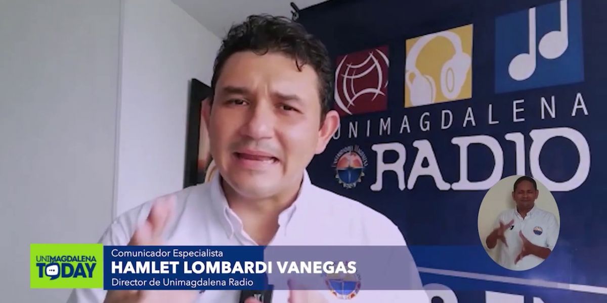 Youtube. Hamlet Lombardi, director Unimagdalena Radio.