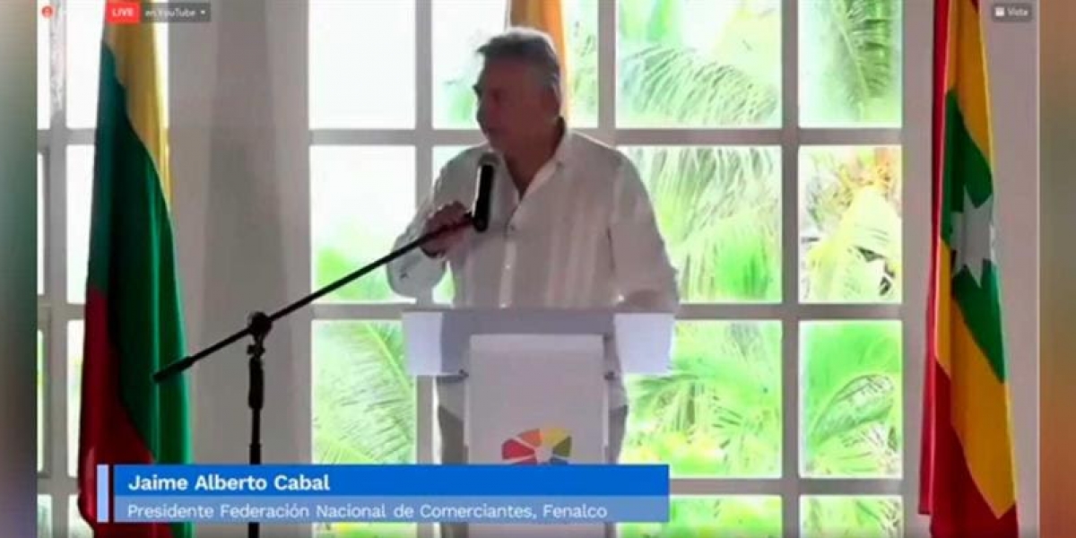 Cortesía El presidente de la Federación Nacional de Comerciantes (Fenalco), Jaime Alberto Cabal