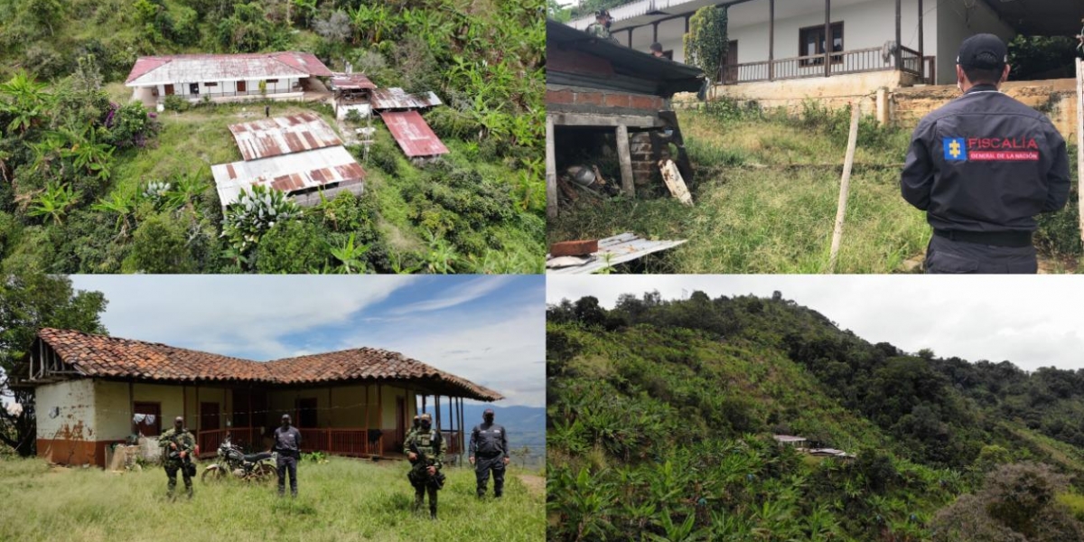 La finca de Juan Guillermo Monsalve en Apía, Risaralda. cortesía