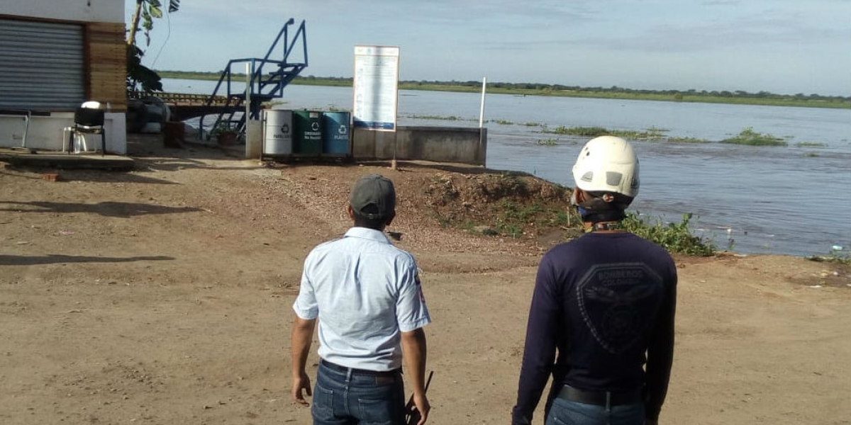 Erosión en Salamina arrastró caseta. cortesía