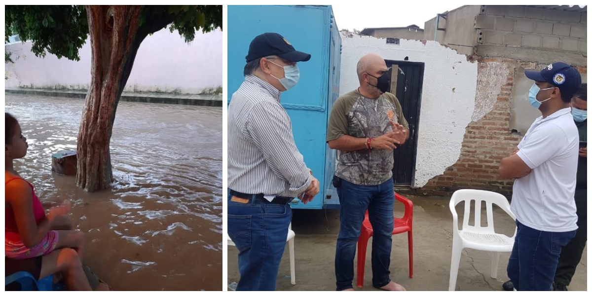 Archivo El alcalde Checho Serrano se reunió con el subdirector para el manejo de Desastres de la UNGR.