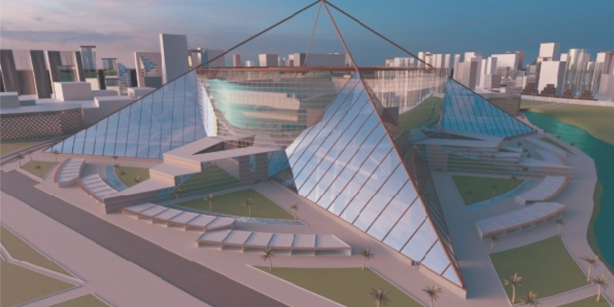 Este es el diseño de Arena del Río.