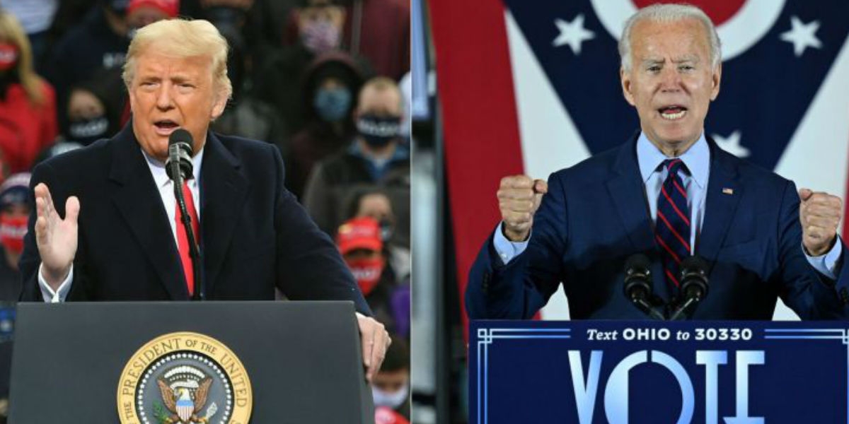 Donald Trump y Joe Biden.