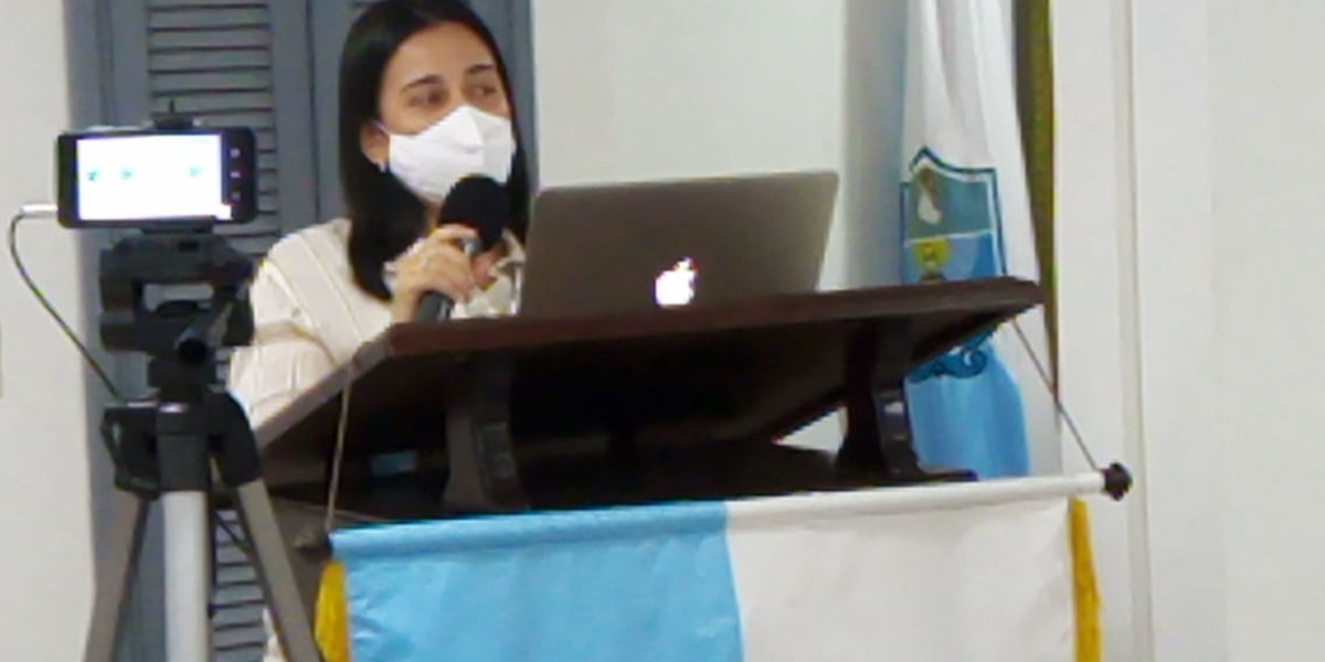 La Gerente Comercial de Air-e, Claudia Gómez cortesía