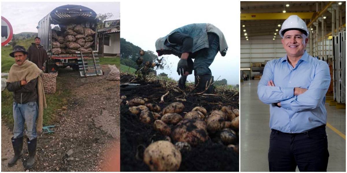 Christian Daes y agricultores colombianos. seguimiento.co