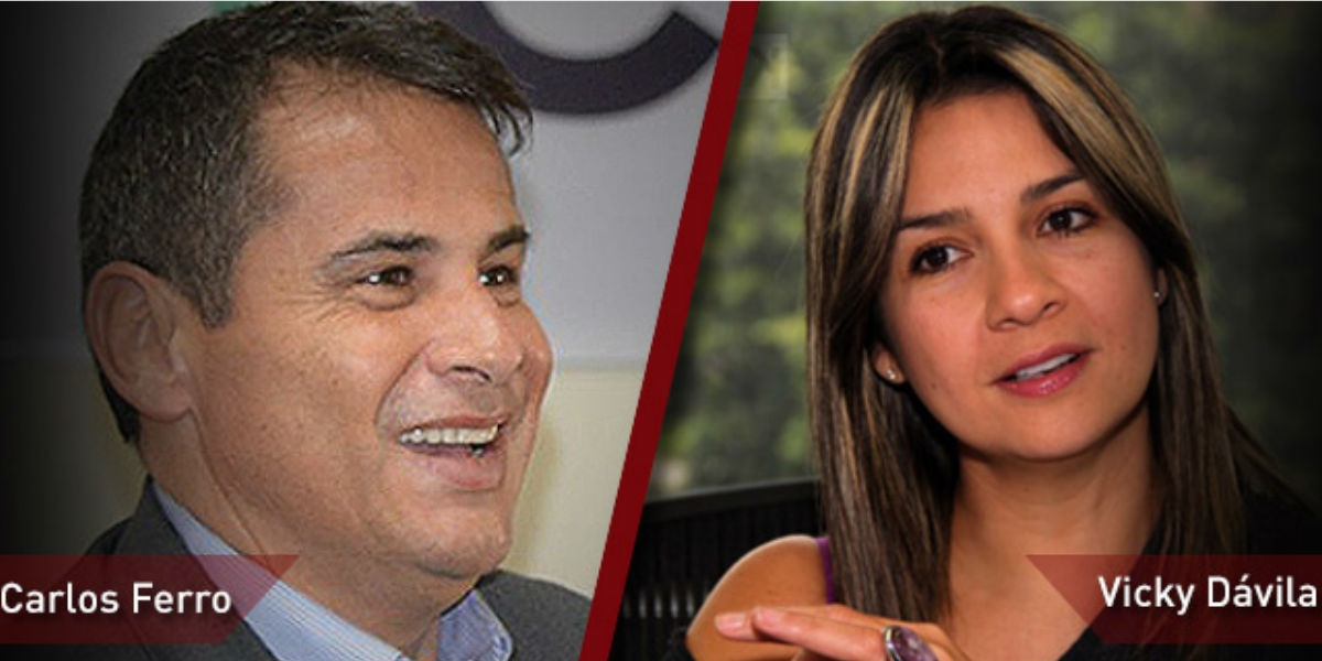 Carlos Ferro y Vicky Dávila kienyKe