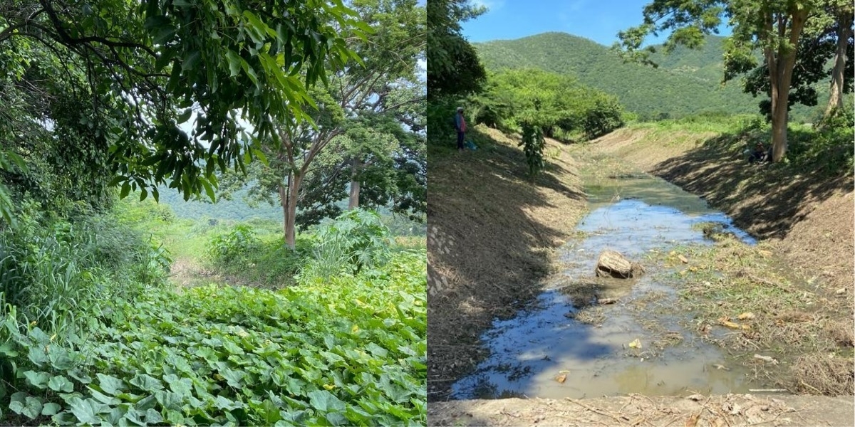 Antes y después de la intervención de Corpamag.