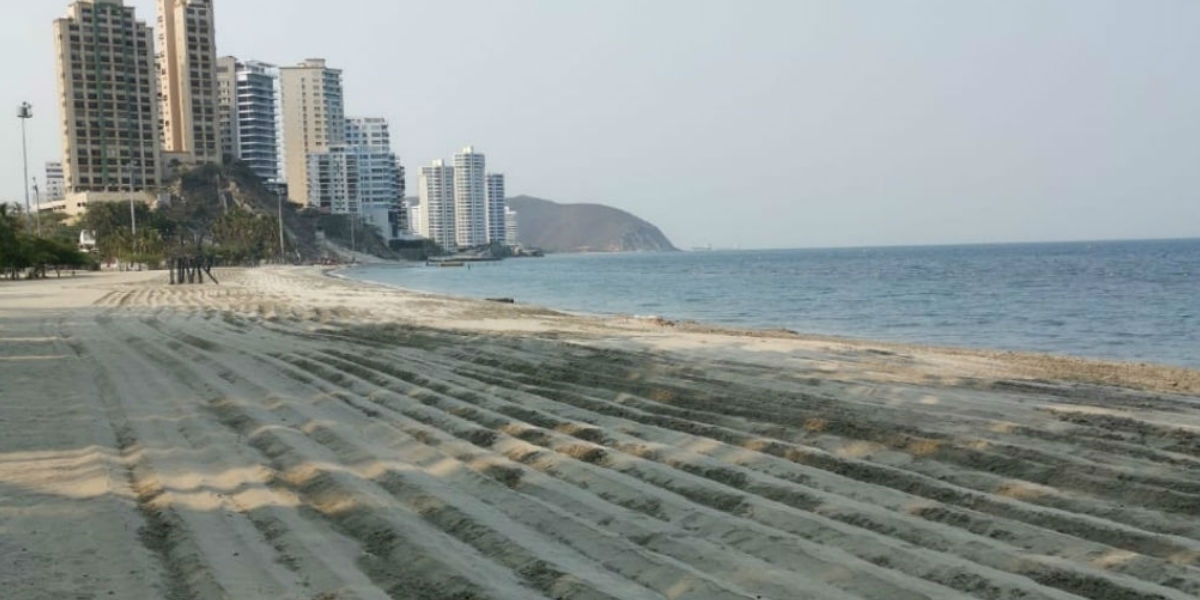 Playa de Santa Marta.