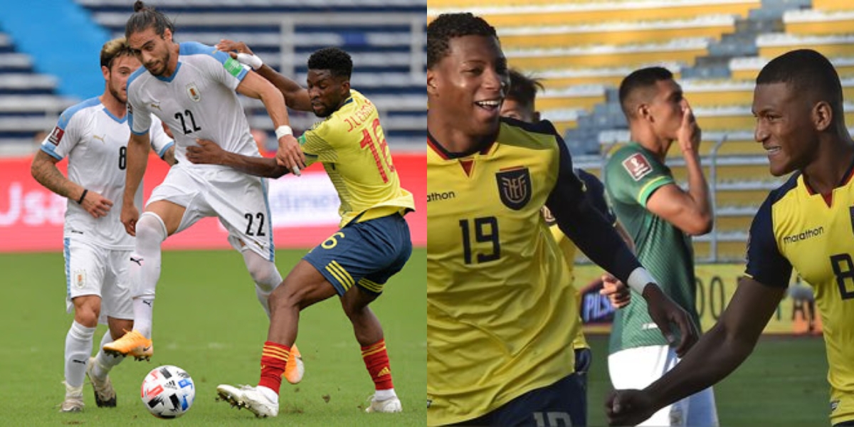 Cortesía Ecuador viene de vencer a Bolivia, mientras que Colombia de perder por goleada ante Uruguay.