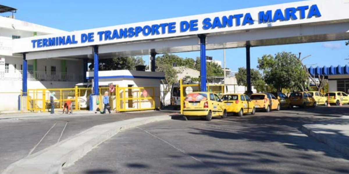 Terminal de Transporte de Santa Marta. 