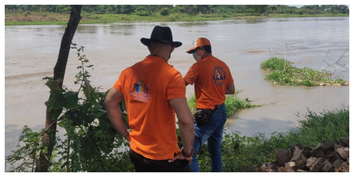 Gobernación mantiene alerta roja en 15 municipios cercanos al río Magdalena. 