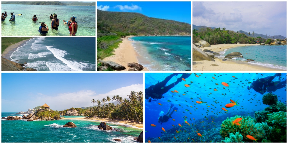 Playas y actividades del Parque Tayrona. seguimiento.co