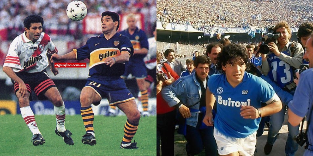 El gráfico Boca fue el club de sus amores y con el Nápoles vivió los mejores años de su carrera.