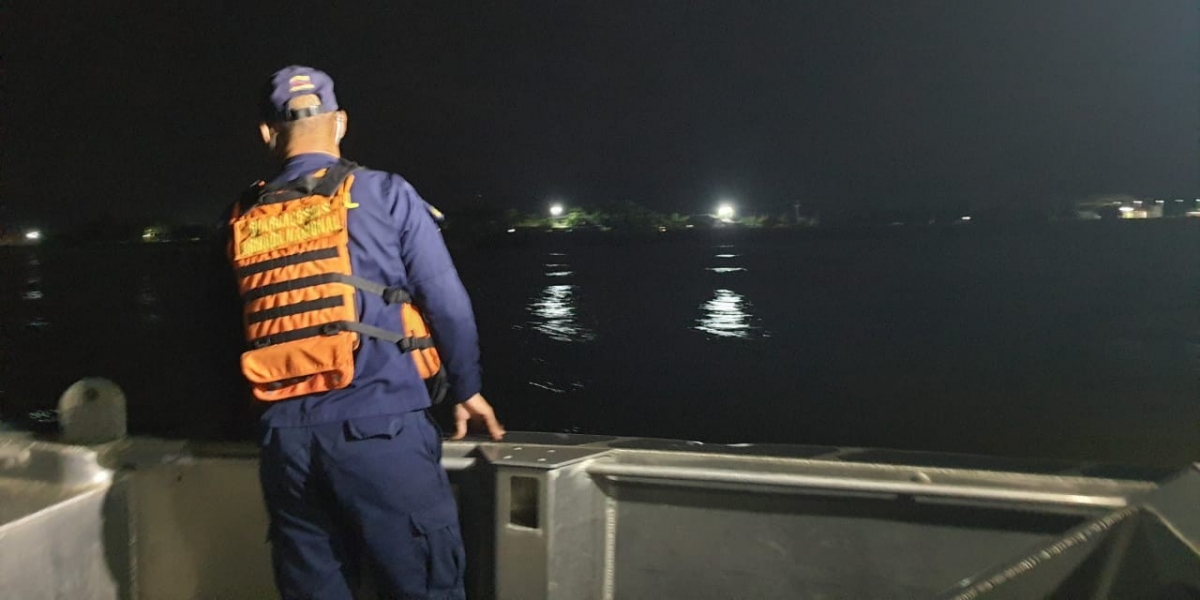 Operativos para encontrar al pescador desaparecido.