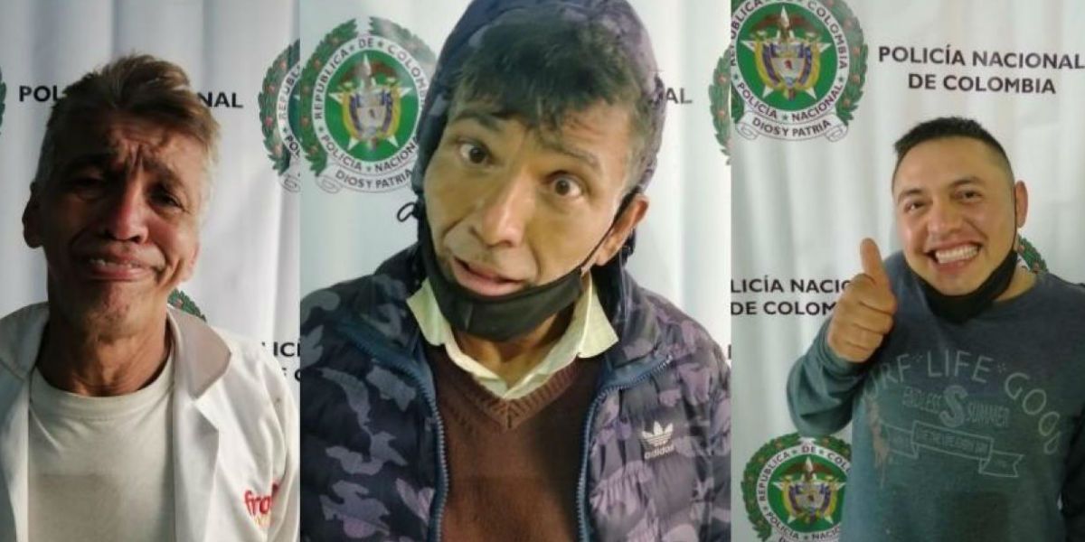 Capturados haciendo muecas. cortesía