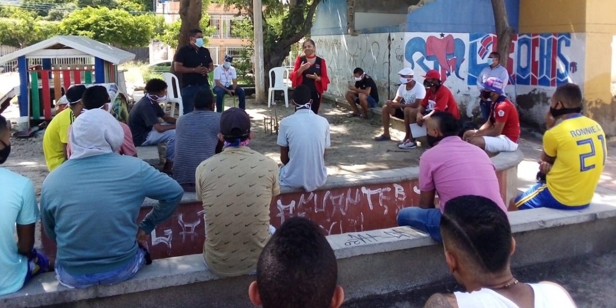 Plan de resocialización de jóvenes en Santa Marta.
