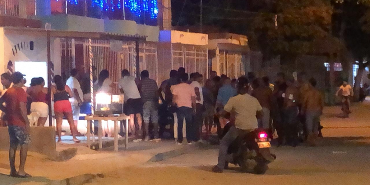 Suministrada Homicidio perpetrado en el barrio Villa del Carmen, en la noche de este viernes.