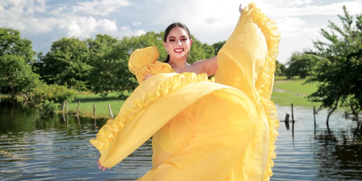 Valeria Sierra Rada, reina del Festival del Hombre Caimán