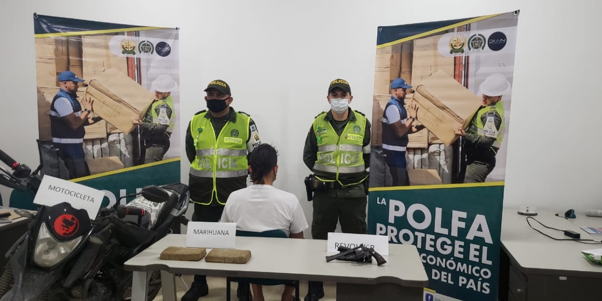 Policía Metropolitana Todo se origina en un puesto de control ubicado en la vereda Las Tinajas, sobre la Troncal del Caribe.