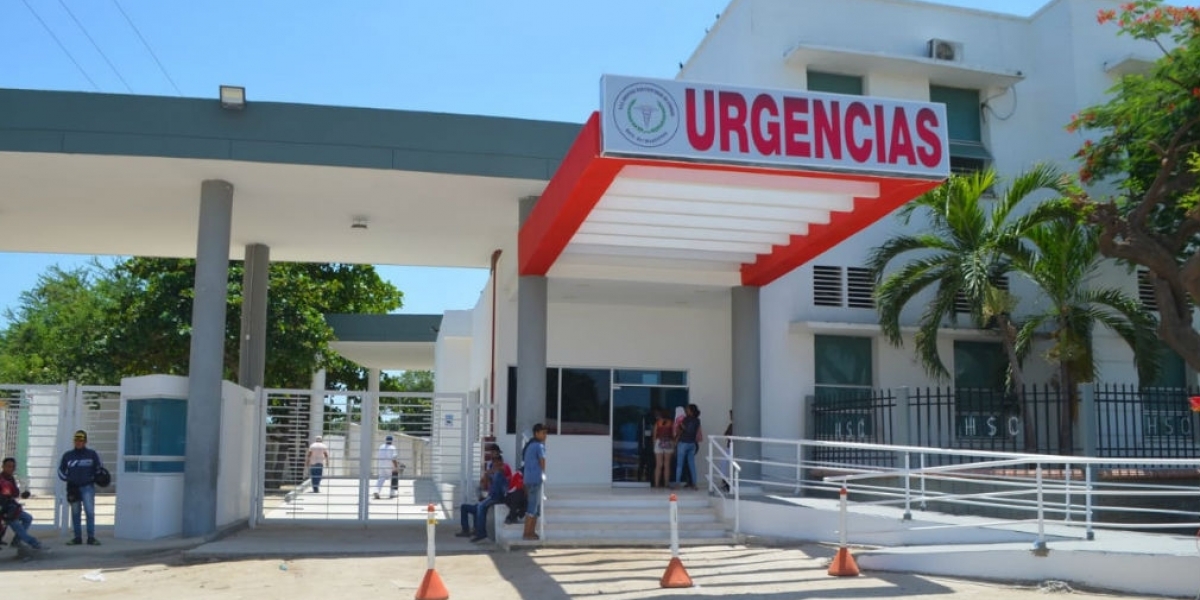 El herido fue ingresado al hospital San Cristóbal de Ciénaga.