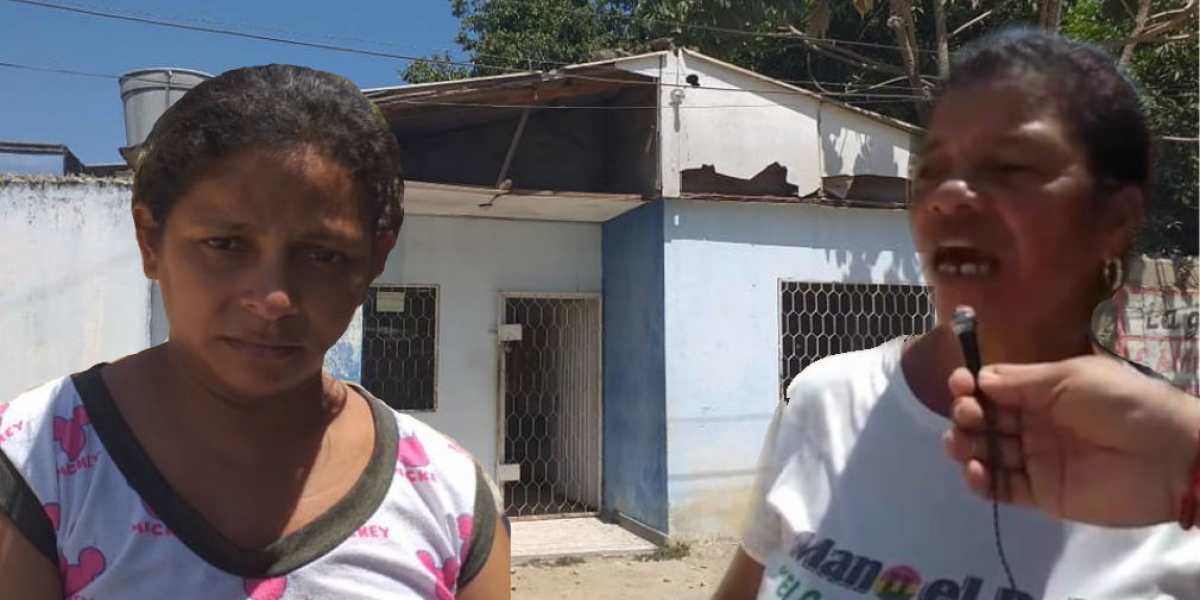 Seguimiento.co La comunidad denunció el mal estado del puesto de salud de Sampués.