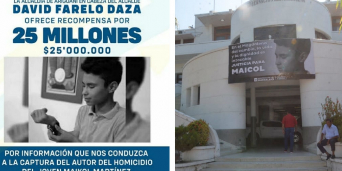 Seguimiento.co La recompensa por información sobre el asesinato del 'pequeño' Maikol pasó de 10 millones a 20 millones.