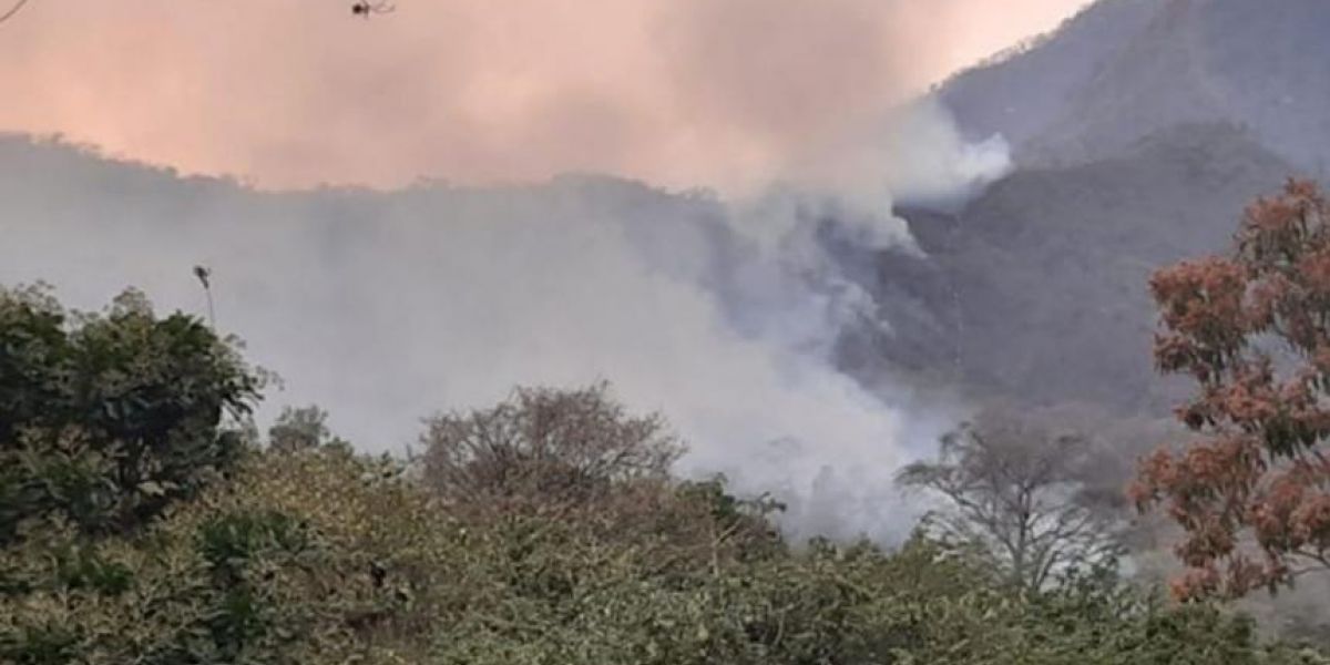 Incendio en la Sierra Nevada de Santa Marta