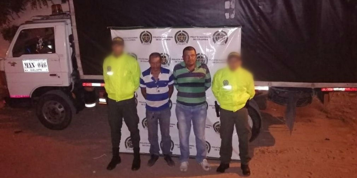 Policía del Magdalena Capturados por robo de ganado.