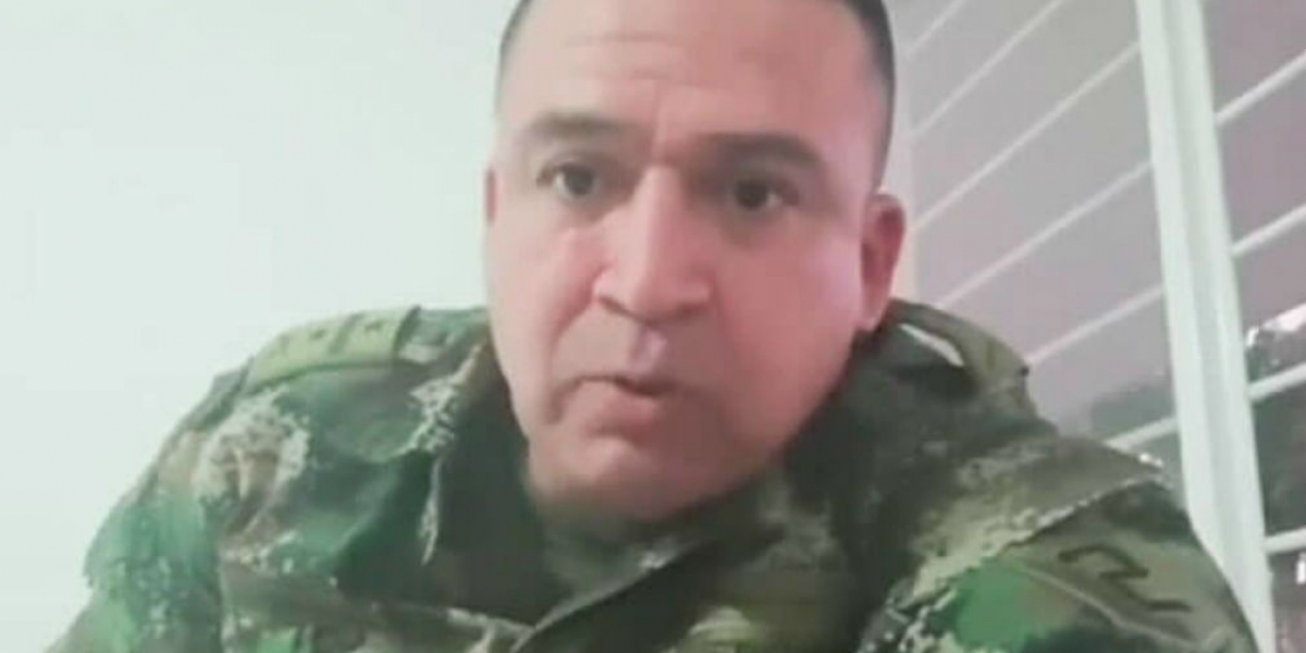 Captura de pantalla Coronel Álvaro Amórtegui Gallego.