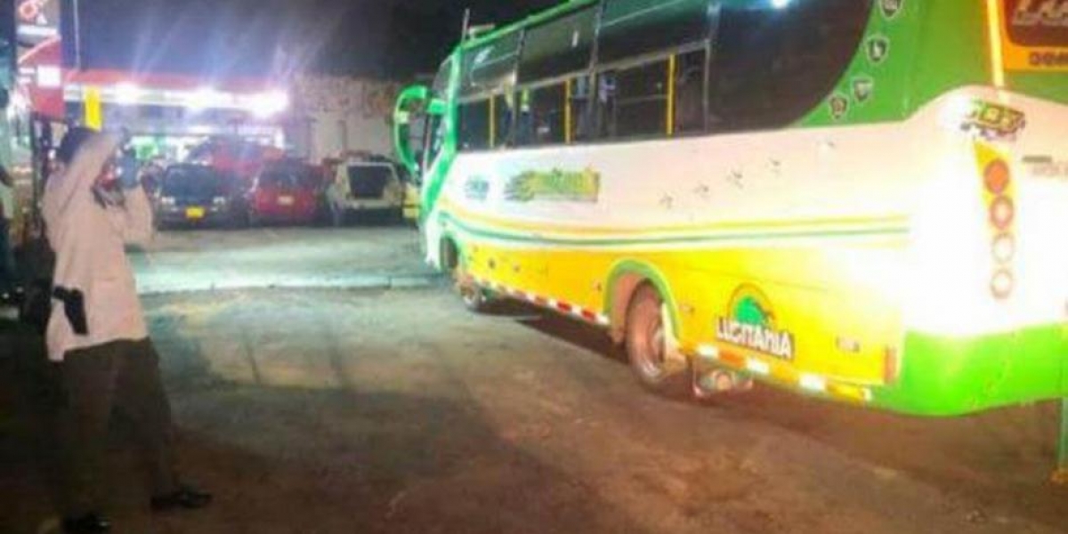 Lo que pasa en Bucaramanga El intento de hurto se presentó en un bus de la empresa Lusitania.