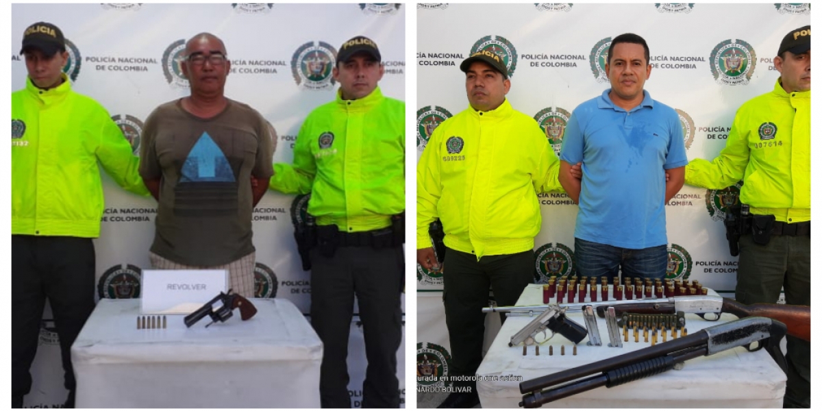 Policía Metropolitana Capturados en Santa Marta