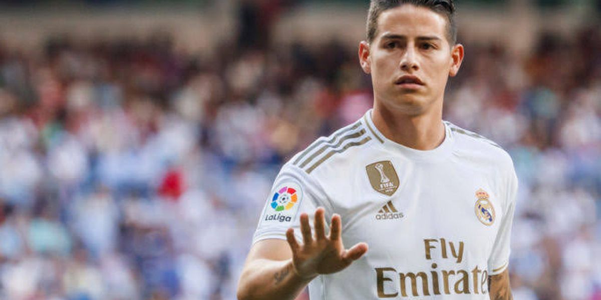 Futbolete James Rodríguez, volante colombiano
