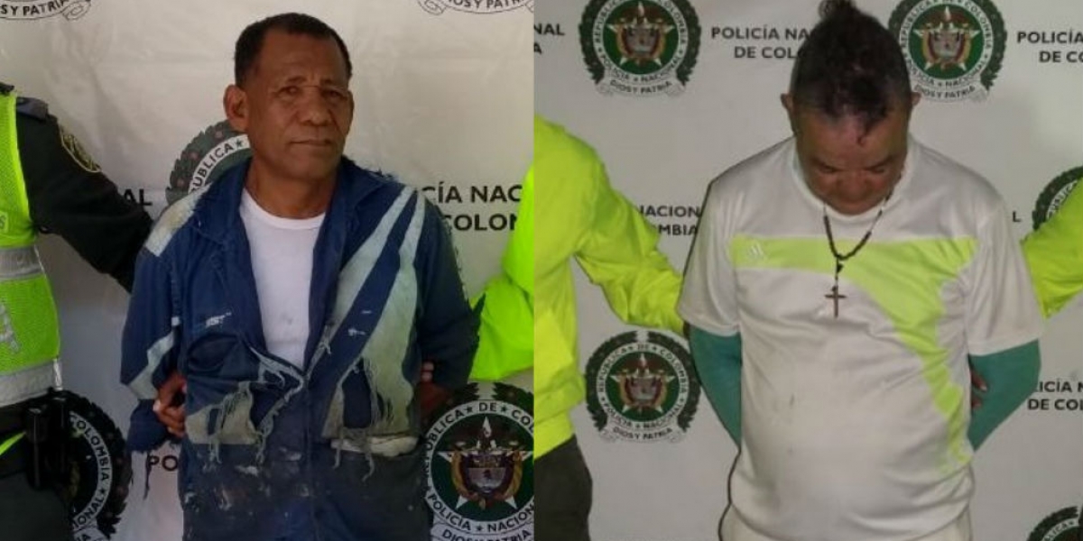 Policía Capturados por las autoridades.