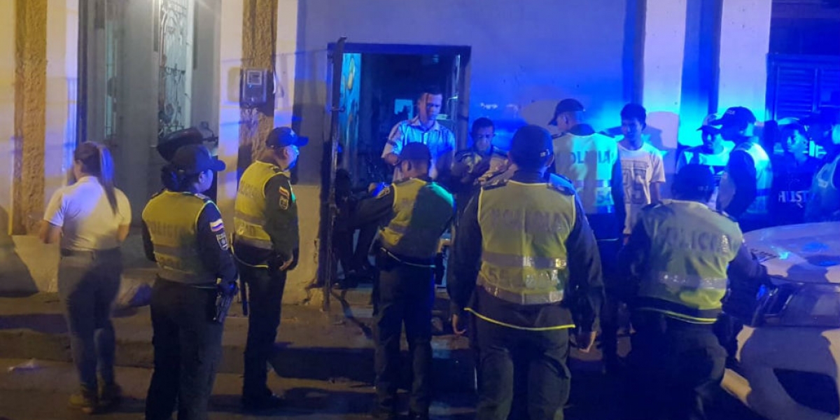 Policía Metropolitana de Santa Marta Operativos desarrollados en el Centro Histórico.