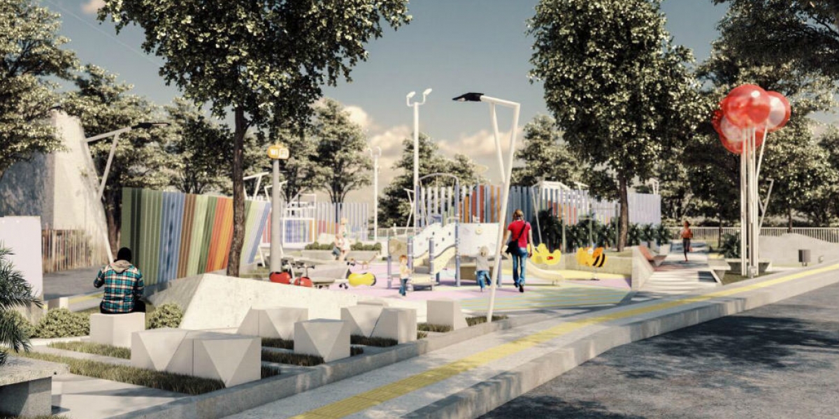 Alcaldía de Santa Marta Así serían los parques que se construirán en la ciudad.