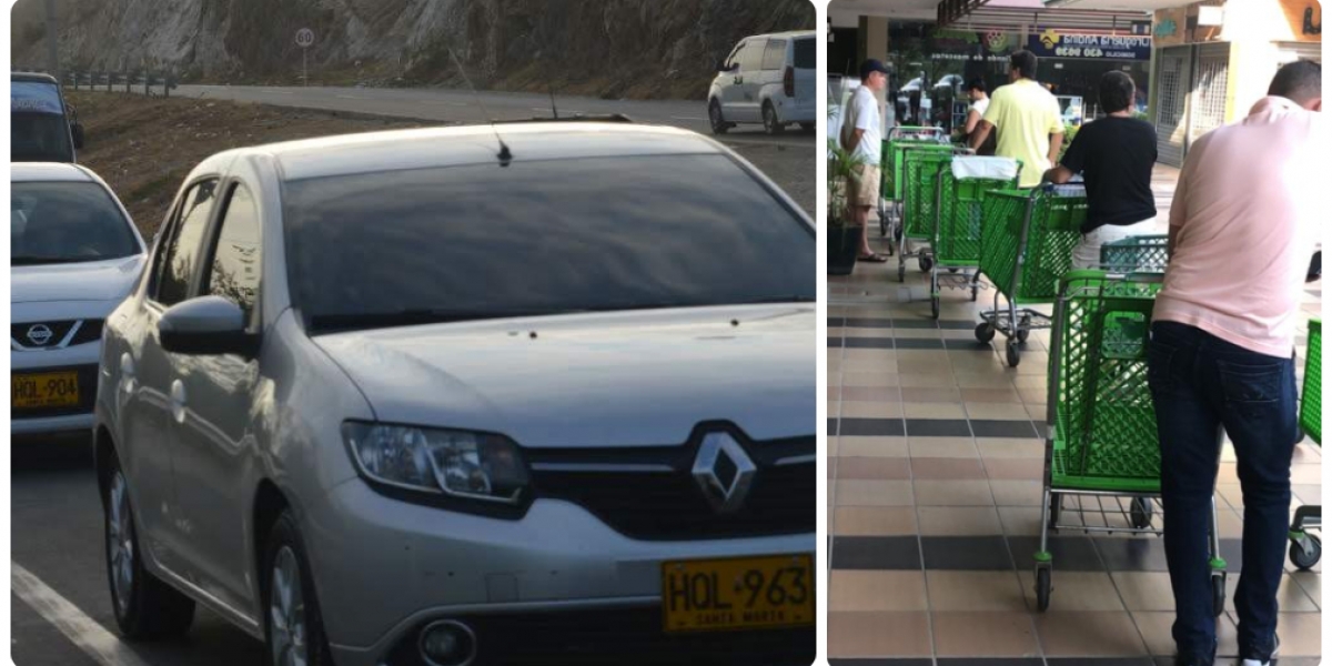 Seguimiento.co Sí se puede ir al supermercado en carro, así tenga pico y placa.