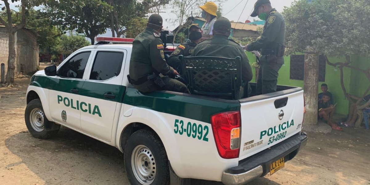 Recorrido de la Policía del Magdalena