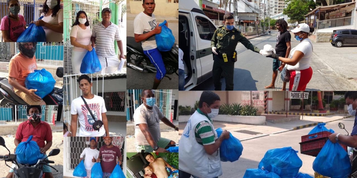 cortesía. Labor realizada con ayuda de la policía.