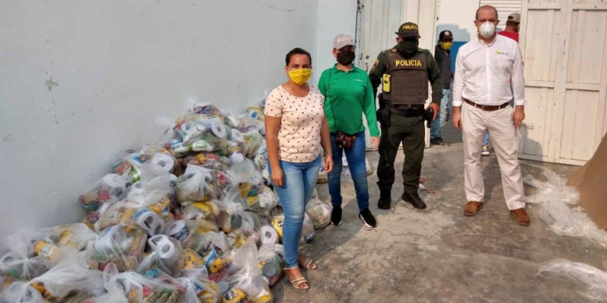 400 de los mercados fueron para el municipio Zona Bananera y 170 para el municipio de Ciénaga.