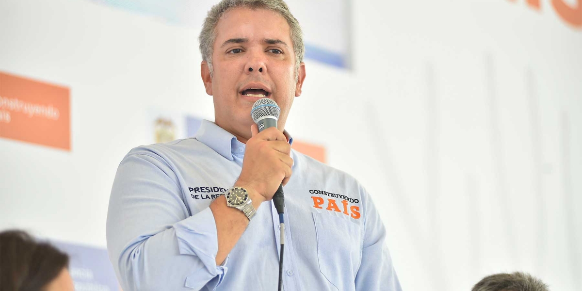 Iván Duque, presidente de la República.