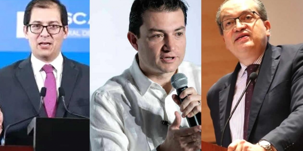Zona Cero El fiscal Francisco Barbosa; el contralor Carlos Felipe Córdoba y el procurador Fernando Carrillo.