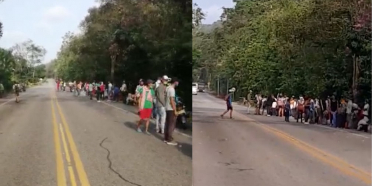 Venezolanos en la Troncal del Caribe.