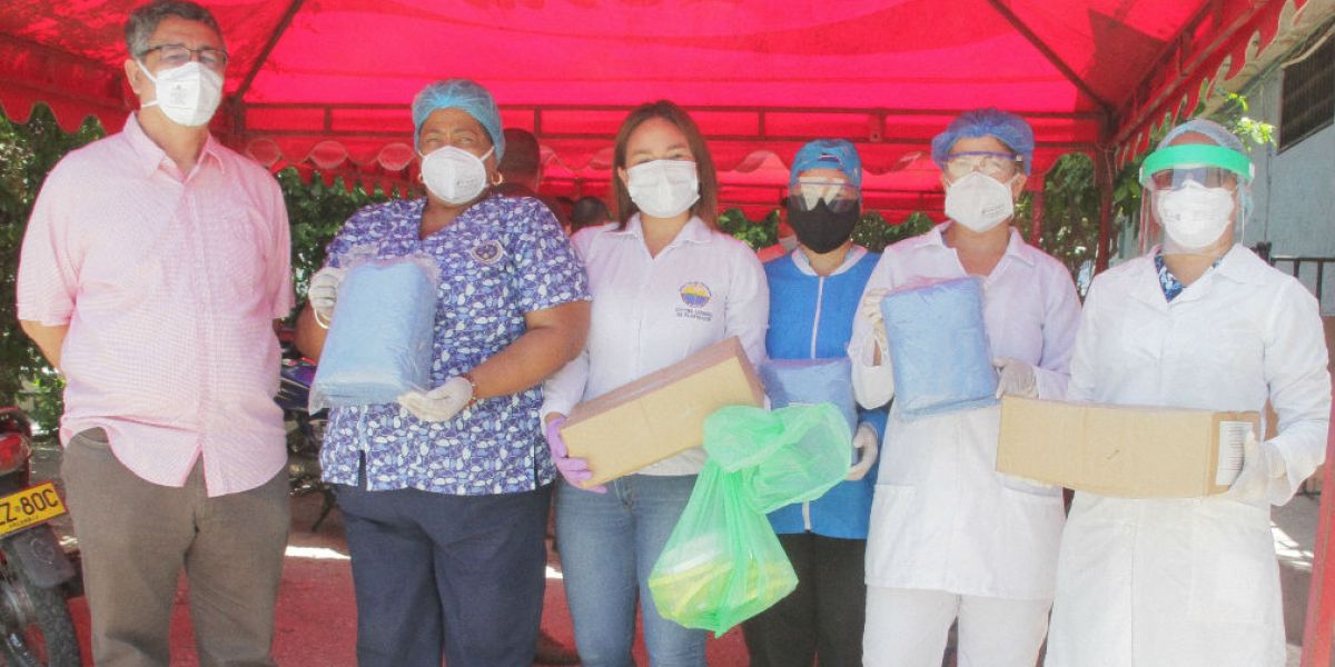 Elementos donados por Unimagdalena a la cárcel de Santa Marta.