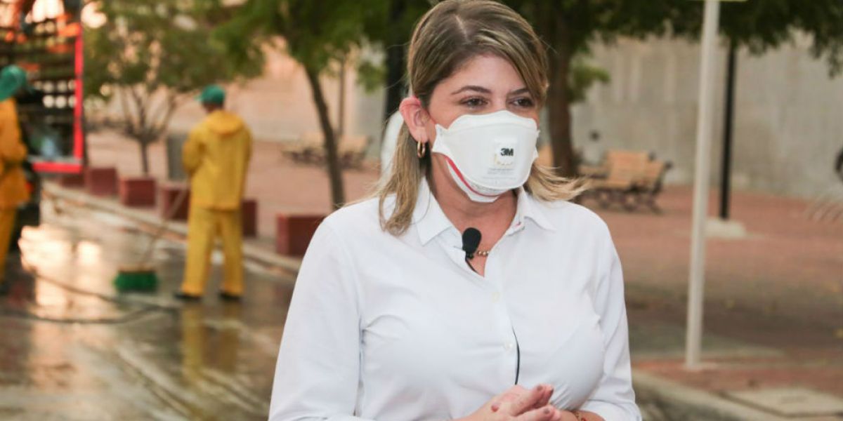 Alcaldía Virna Johnson, alcaldesa de Santa Marta.