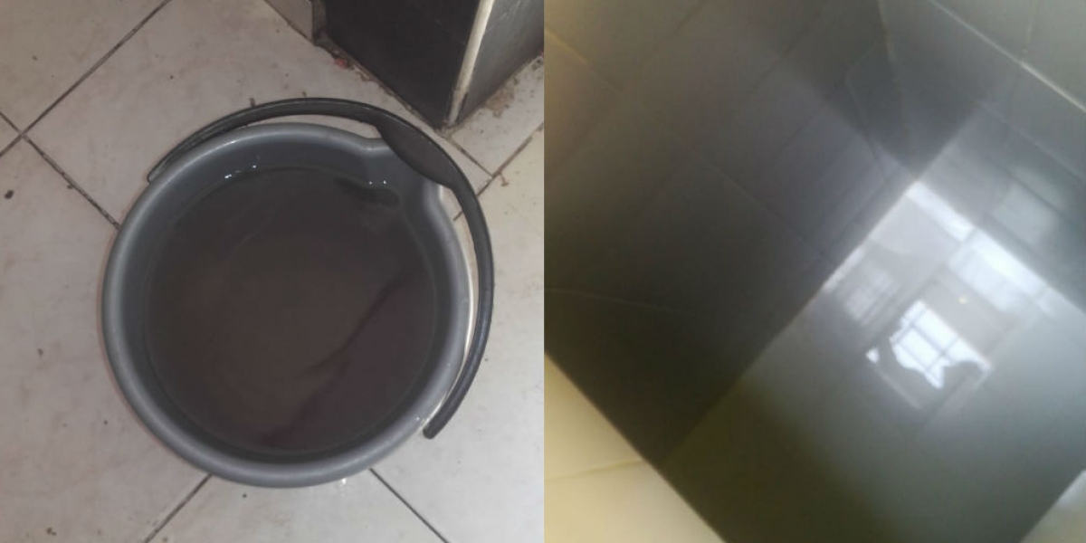 Cortesía Mientras a unos les llega agua sucia, otros no tienen en sus albercas.